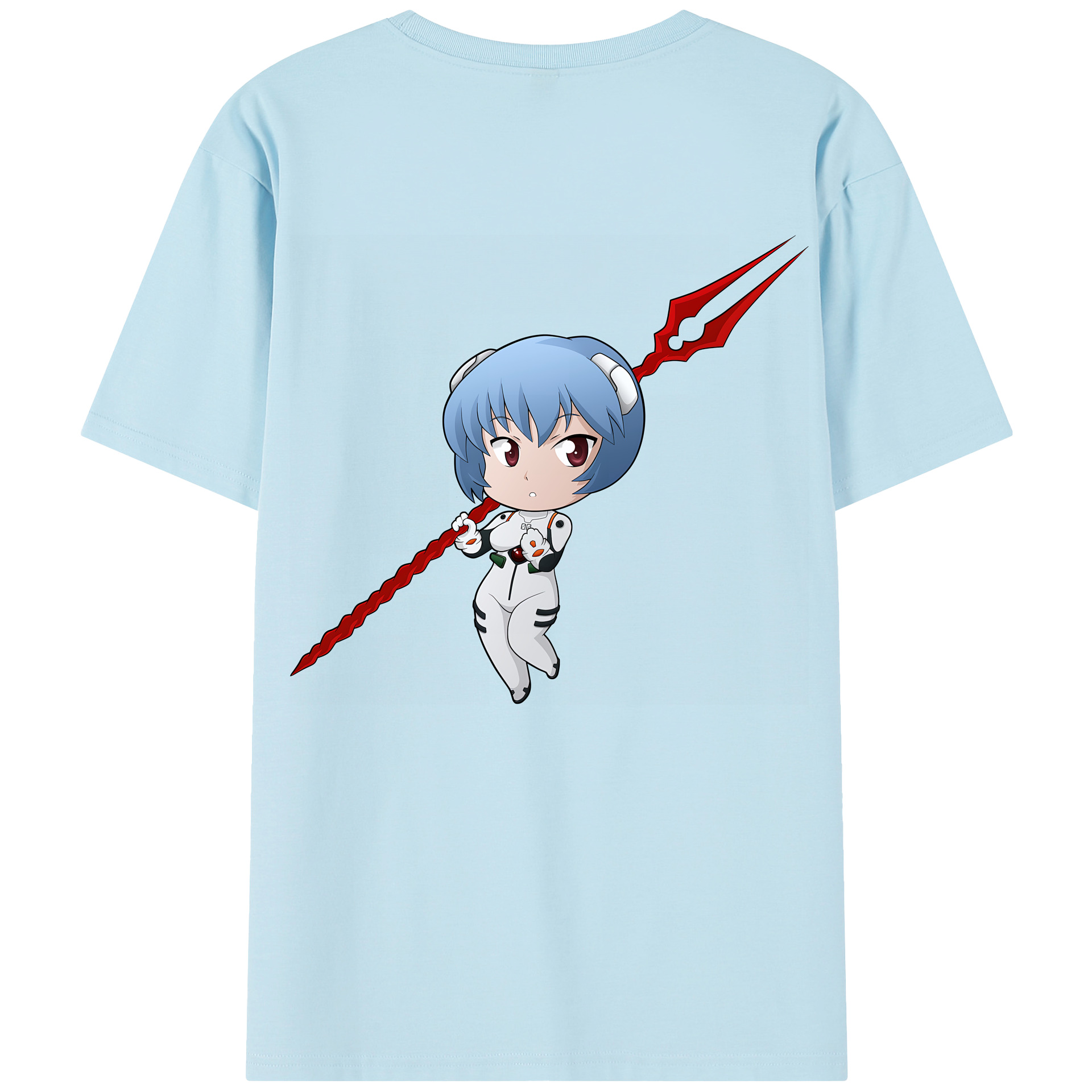 （画像用） EVA 新世紀エヴァンゲリオン 綿100％半袖Tシャツ（背面プリント）